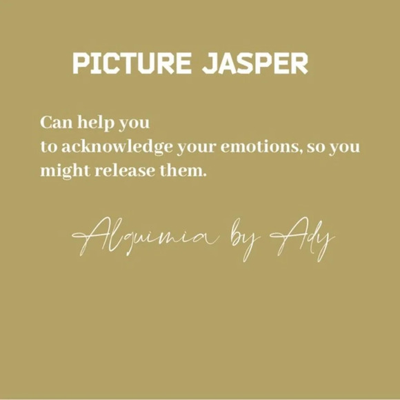 Lux picture jasper drops dangle gold statement earrings /cowgirl/minimalist/ - Picture 6 of 6